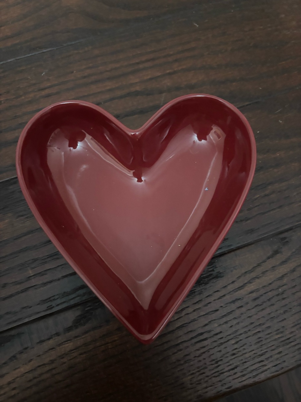Red Heart Ceramic Dish -Pampered Chef set